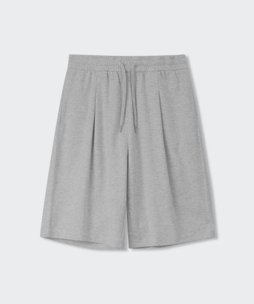 MUSINSA STANDARD WOMAN MUSINSA STANDARD WOMAN Women's One Tuck Bermuda Sweatpants Medium Gray