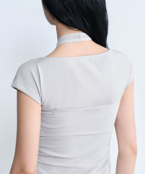 MUSINSA STANDARD WOMAN MUSINSA STANDARD WOMAN Women's Mesh Layered Jersey Dress (Size M)