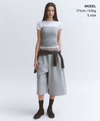 MUSINSA STANDARD WOMAN MUSINSA STANDARD WOMAN Slim Tube Top Medium Gray