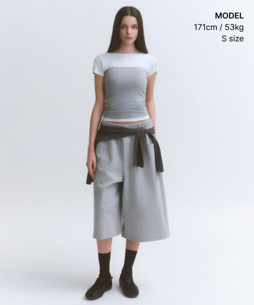 MUSINSA STANDARD WOMAN MUSINSA STANDARD WOMAN Slim Tube Top Medium Gray