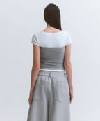 MUSINSA STANDARD WOMAN MUSINSA STANDARD WOMAN Slim Tube Top Medium Gray