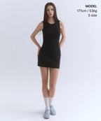 MUSINSA STANDARD WOMAN MUSINSA STANDARD WOMAN Tank Dress Black