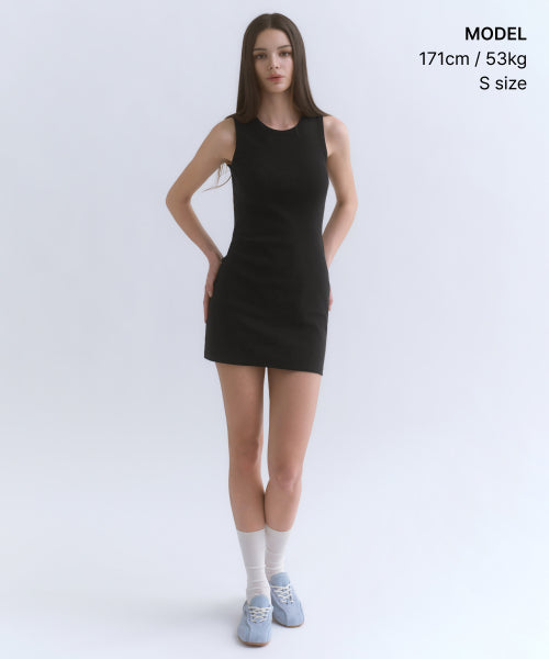 MUSINSA STANDARD WOMAN MUSINSA STANDARD WOMAN Tank Dress Black