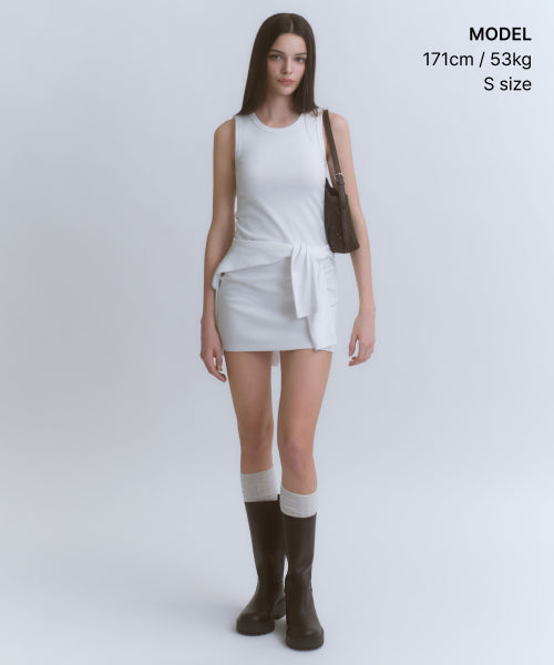 MUSINSA STANDARD WOMAN MUSINSA STANDARD WOMAN Women's Tank Dress [White]