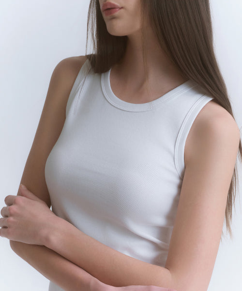 MUSINSA STANDARD WOMAN MUSINSA STANDARD WOMAN Women's Tank Dress [White]