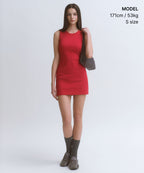 MUSINSA STANDARD WOMAN MUSINSA STANDARD WOMAN Women's Tank Dress Red