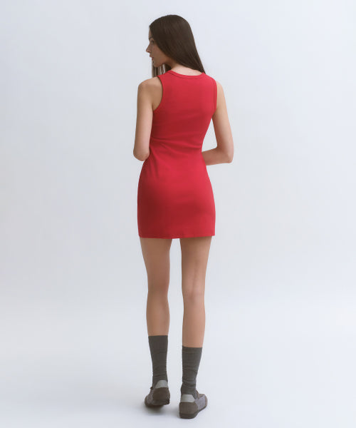 MUSINSA STANDARD WOMAN MUSINSA STANDARD WOMAN Women's Tank Dress Red