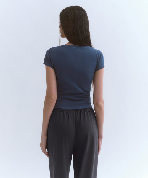 MUSINSA STANDARD WOMAN MUSINSA STANDARD WOMAN T-Shirt Slim Scoop Neck