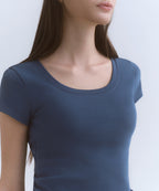 MUSINSA STANDARD WOMAN MUSINSA STANDARD WOMAN T-Shirt Slim Scoop Neck