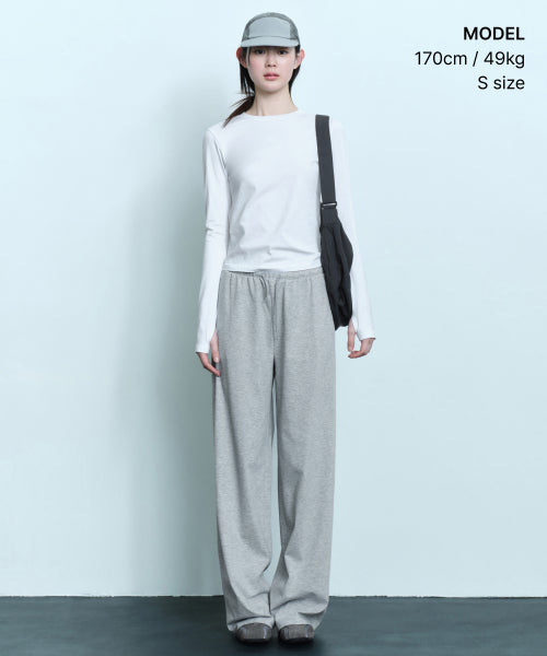 MUSINSA STANDARD WOMAN MUSINSA STANDARD WOMAN Pants Medium Gray