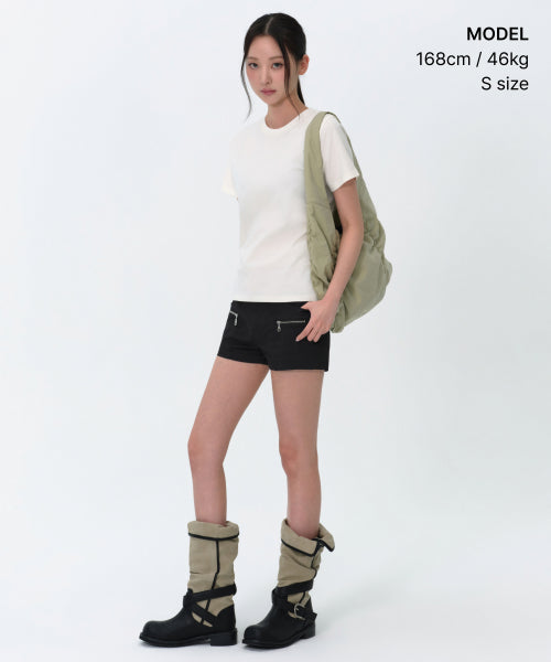 MUSINSA STANDARD WOMAN MUSINSA STANDARD WOMAN T-Shirt Cream