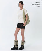 MUSINSA STANDARD WOMAN MUSINSA STANDARD WOMAN T-Shirt Cream