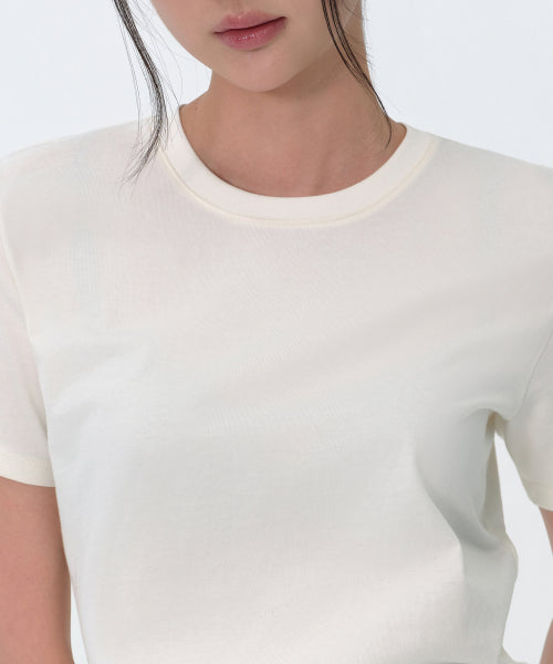 MUSINSA STANDARD WOMAN MUSINSA STANDARD WOMAN T-Shirt Cream