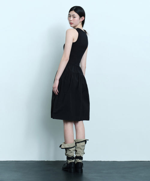 MUSINSA STANDARD WOMAN MUSINSA STANDARD WOMAN Women's Tank Top Combination Dress [Black]