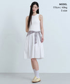 MUSINSA STANDARD WOMAN MUSINSA STANDARD WOMAN Women's Tank Top Combination Dress [White]