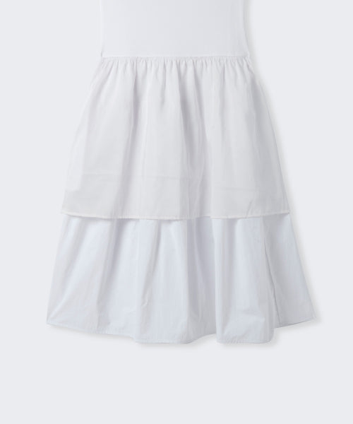 MUSINSA STANDARD WOMAN MUSINSA STANDARD WOMAN Women's Tank Top Combination Dress [White]