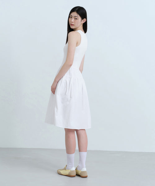 MUSINSA STANDARD WOMAN MUSINSA STANDARD WOMAN Women's Tank Top Combination Dress [White]