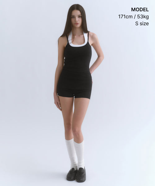 MUSINSA STANDARD WOMAN MUSINSA STANDARD WOMAN Women's Turn-Down Micro Jersey Shorts (Black)