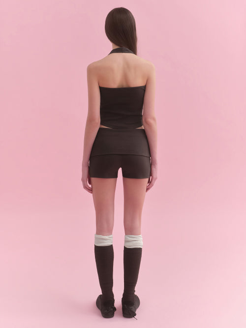 MUSINSA STANDARD WOMAN MUSINSA STANDARD WOMAN Women's Turn-Down Micro Jersey Shorts (Size S)