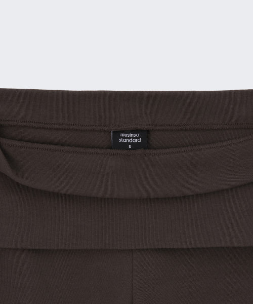 MUSINSA STANDARD WOMAN MUSINSA STANDARD WOMAN Women's Turn-Down Micro Jersey Shorts (Size S)