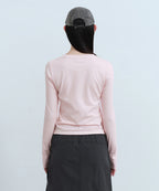 MUSINSA STANDARD WOMAN MUSINSA STANDARD WOMAN T-Shirt Slim Fit