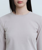 MUSINSA STANDARD WOMAN MUSINSA STANDARD WOMAN T-Shirt Slim Crew Neck Long Sleeve