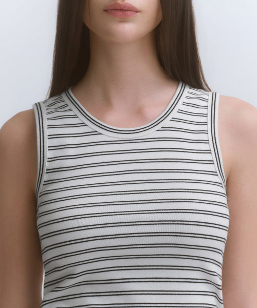 MUSINSA STANDARD WOMAN MUSINSA STANDARD WOMAN Women's Striped Tank Dress [Ivory]