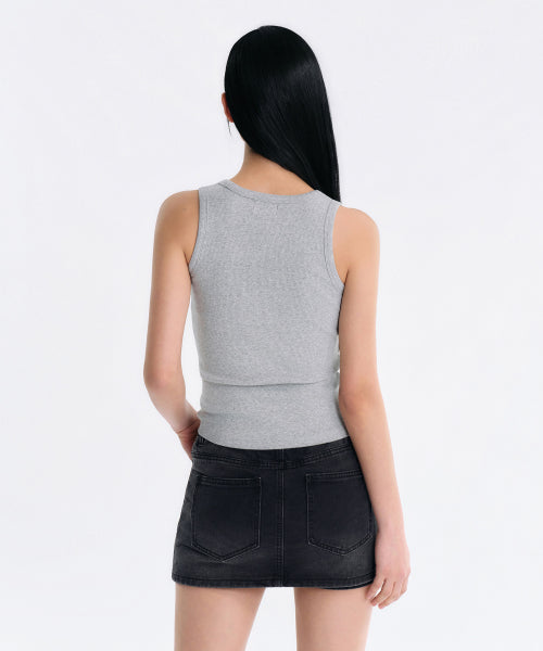 MUSINSA STANDARD WOMAN MUSINSA STANDARD WOMAN T-Shirt Medium Gray