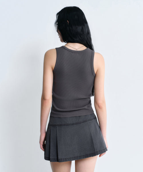 MUSINSA STANDARD WOMAN MUSINSA STANDARD WOMAN T-Shirt Gunmetal
