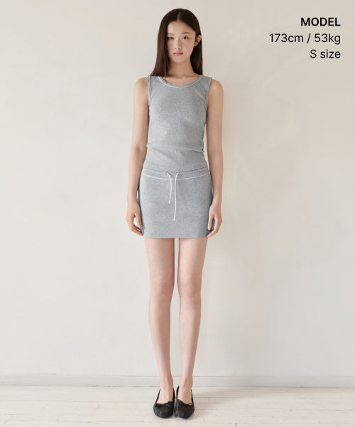 MUSINSA STANDARD WOMAN MUSINSA STANDARD WOMAN Skirt Medium Gray