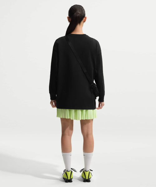 NIKE NIKE T-Shirt Oversized Long Sleeve - Black:White