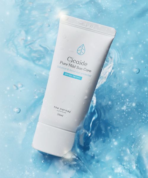 theharnay Cicaide Sunscreen SPF50+ PA++++ 50ml (includes 2 Cicaide cream sachets)