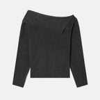 MIXXO MIXXO Knitwear Wide Neck Off-Shoulder Pullover S
