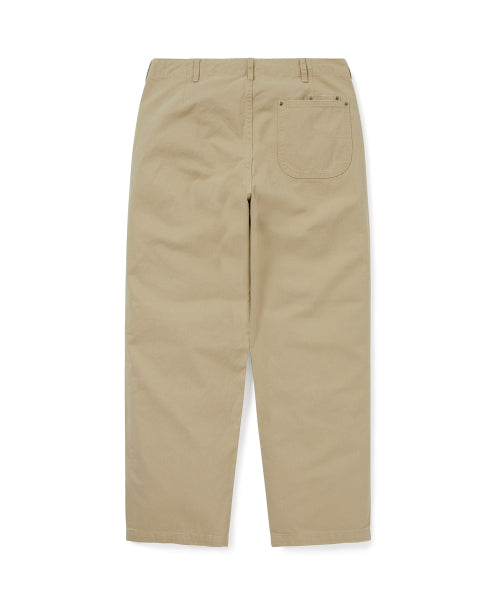 THISISNEVERTHAT THISISNEVERTHAT TNT Daniel Johnston Faded Twill Pant Khaki