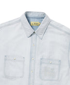 THISISNEVERTHAT THISISNEVERTHAT Shirt Faded Chambray Light Blue