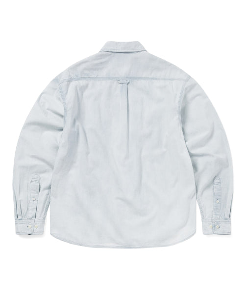 THISISNEVERTHAT THISISNEVERTHAT Shirt Faded Chambray Light Blue
