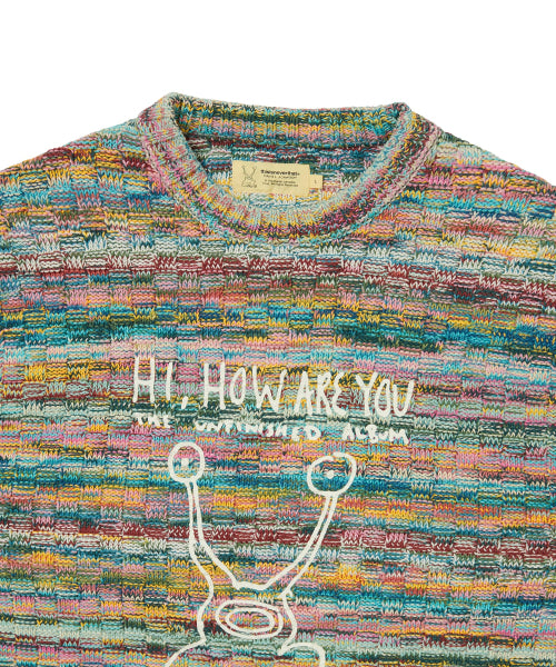 THISISNEVERTHAT THISISNEVERTHAT TNT Daniel Johnston Frog Knit Sweater