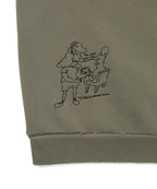 THISISNEVERTHAT THISISNEVERTHAT TNT Daniel Johnston Half Zip Sweatshirt Mud