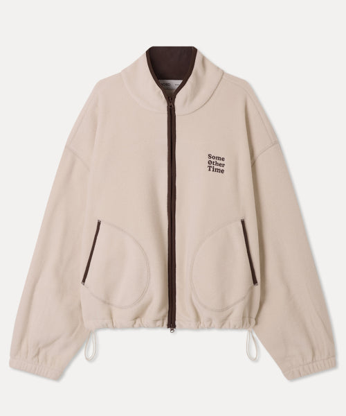 MIXXO MIXXO Hoodie Color Combination Fleece Zip-Up