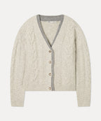 MIXXO MIXXO V-neck Loose Fit Cable Cardigan
