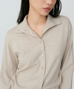 MUSINSA STANDARD WOMAN MUSINSA STANDARD WOMAN Cardigan High Neck [Light Beige]