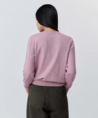 MUSINSA STANDARD WOMAN MUSINSA STANDARD WOMAN Women's Essential Round Neck Knit Smoke Pink
