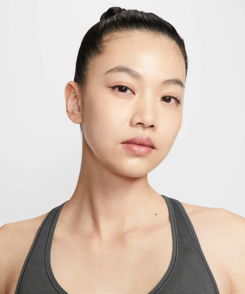 NIKE NIKE Pro Seamless Dry Fit Cropped Tank Top - Dark Smoke Gray