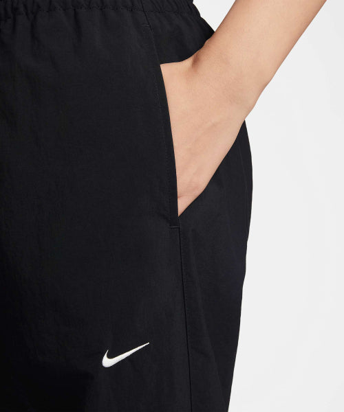 NIKE NIKE Sportswear Oversized High Waist Woven Crop Pants - Black