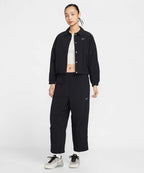 NIKE NIKE Sportswear Oversized High Waist Woven Crop Pants - Black