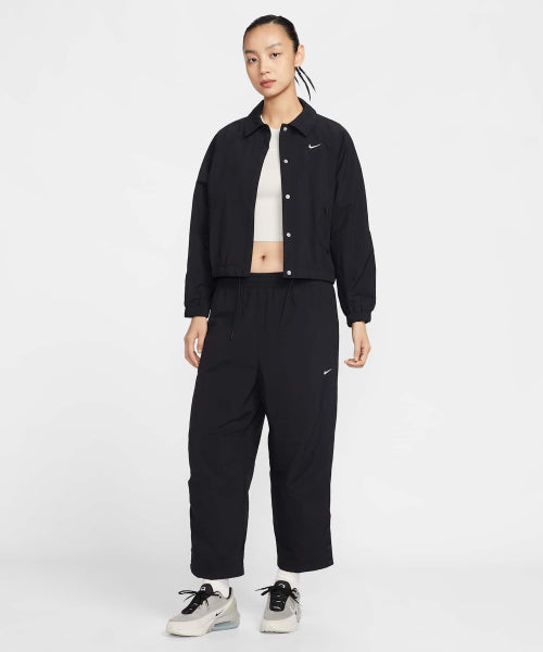 NIKE NIKE Sportswear Oversized High Waist Woven Crop Pants - Black