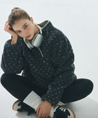 MIXXO MIXXO Fleece Hoodie Half-Zip-Up (C, S)