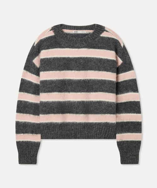 MIXXO MIXXO Knitwear Hairy Stripe Pullover