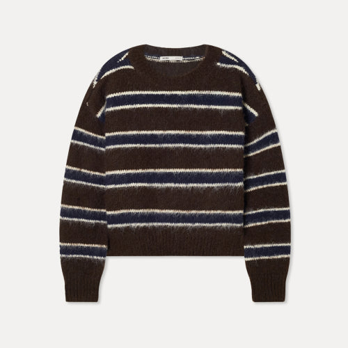 MIXXO MIXXO Knitwear Hairy Stripe Pullover