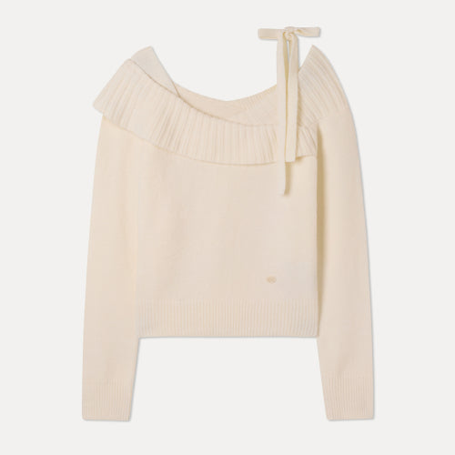 MIXXO MIXXO Overfit off-shoulder layered pullover (C)